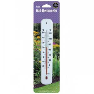 PLASTIC WALL THERMOMETER